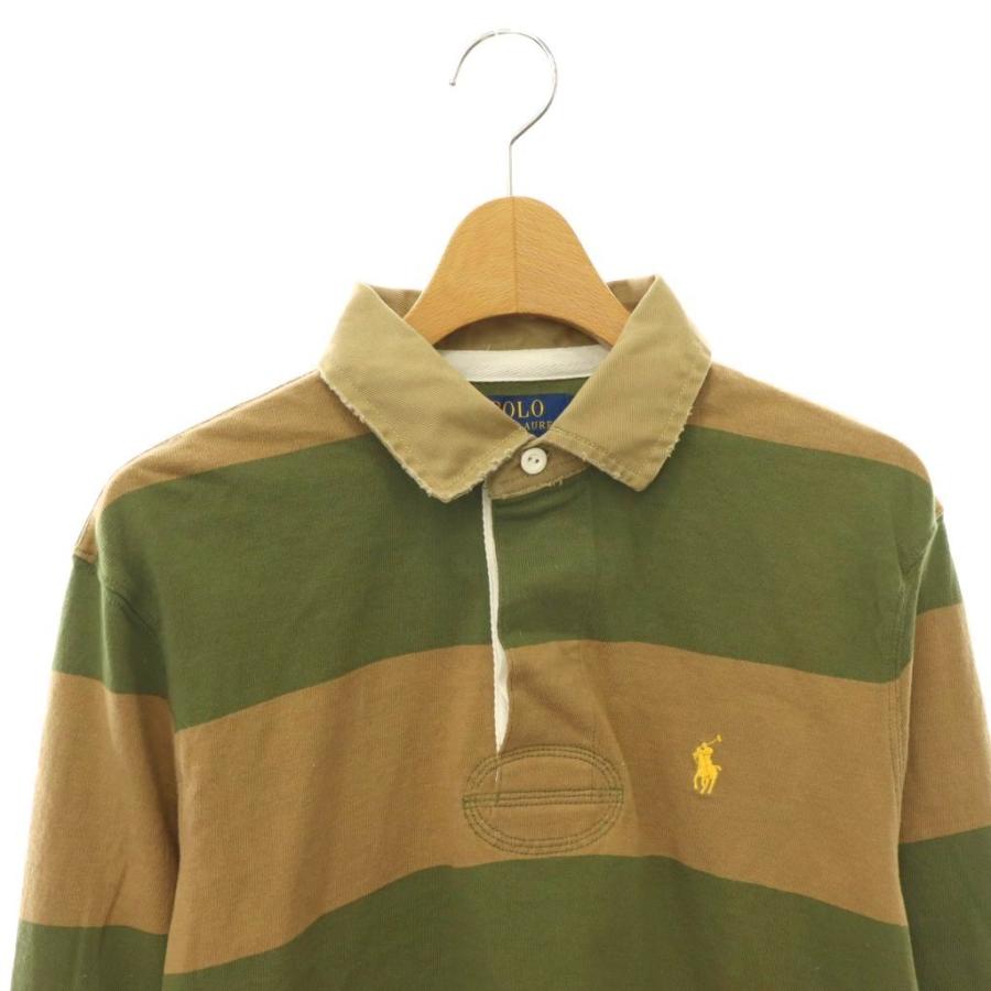 PoloRalphLaurenラガーシャツ カーキ×ベージュ国内正規品未使用現行 ポロ ラルフローレン POLO RALPH LAUREN Classic Fit Khaki-Collar