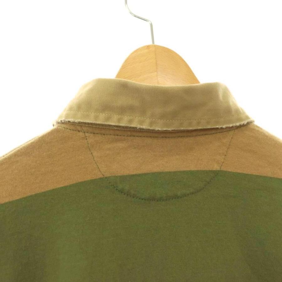 PoloRalphLaurenラガーシャツ カーキ×ベージュ国内正規品未使用現行 ポロ ラルフローレン POLO RALPH LAUREN Classic Fit Khaki-Collar