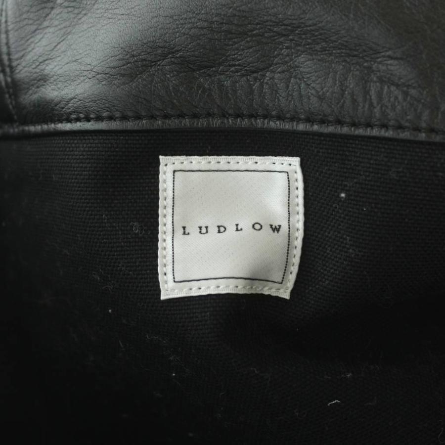 新品未使用 LUDLOWラドロー グレープハンドル レザートートバッグ Lサイズ ラドロー LUDLOW グレープハンドルトートバッグ キャンバス フェイク