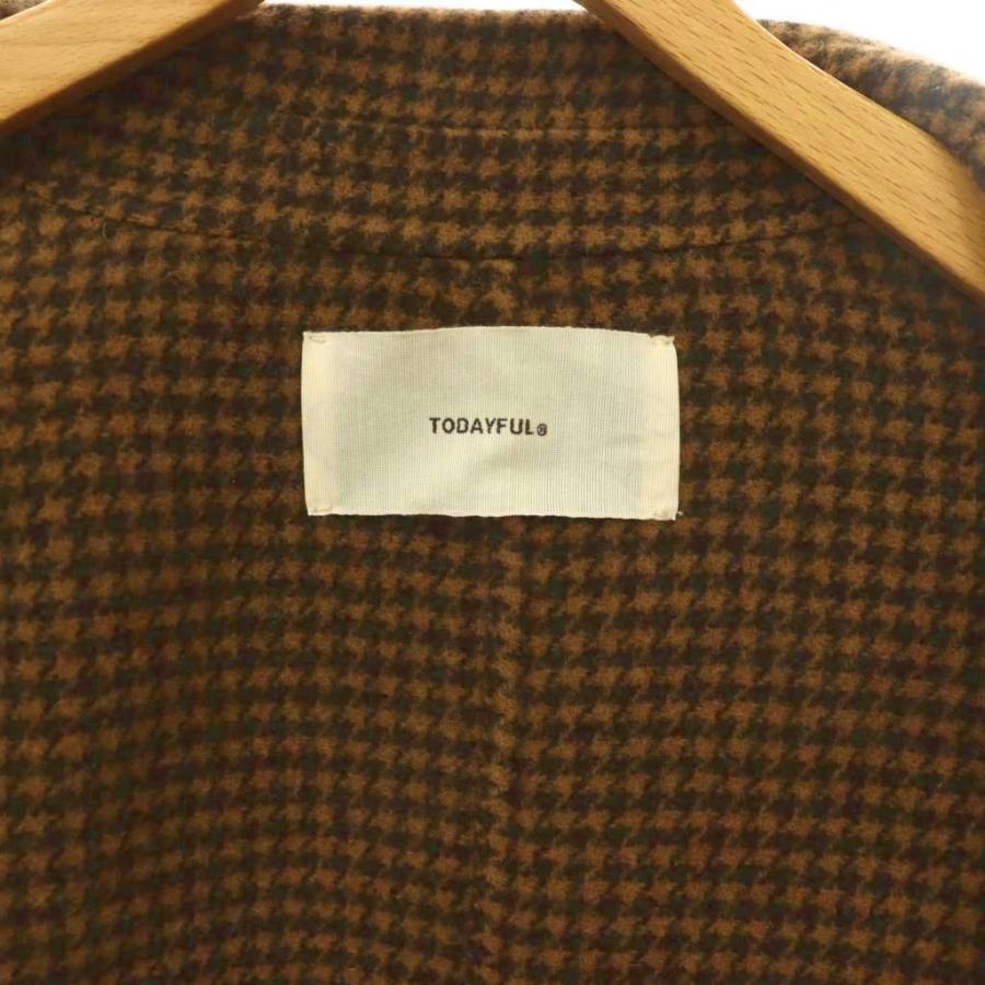トゥデイフル TODAYFUL Over Check Coat チェスターコート ロング