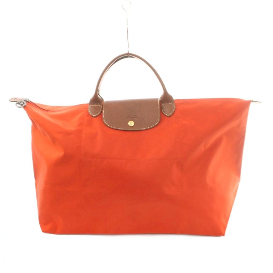 ロンシャンオレンジ ナイロン トートバッグ LONGCHAMP（ロンシャン） ル・プリアージュ L トートバッグ ナイロン