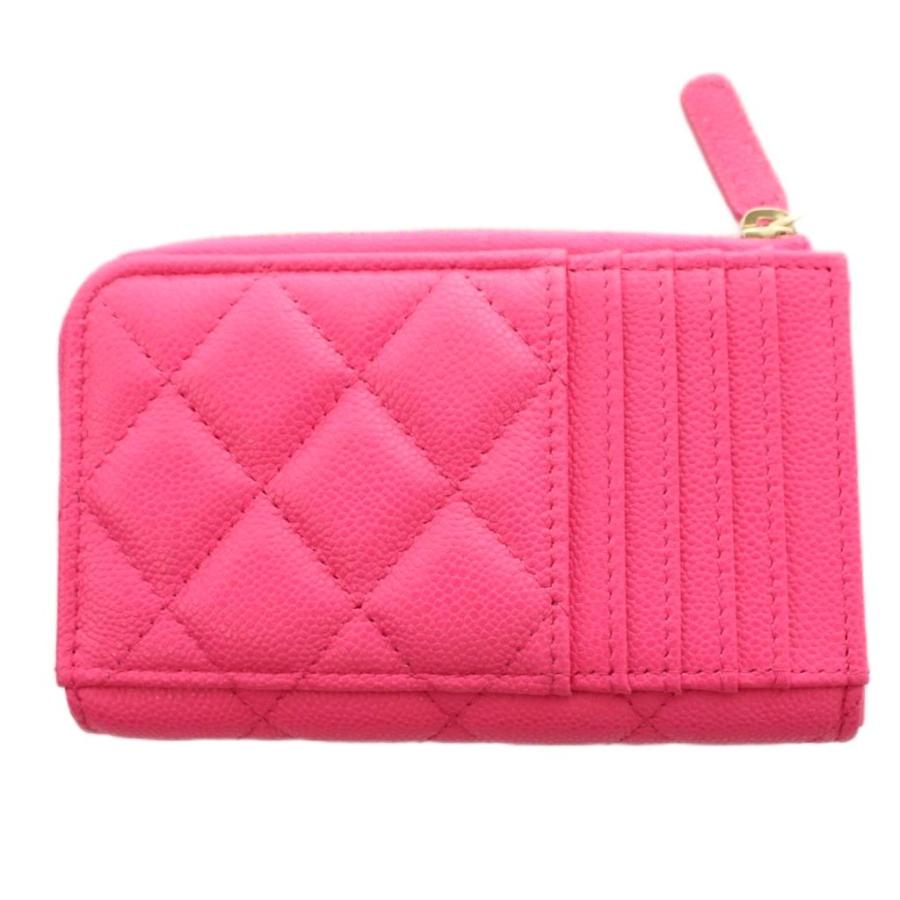 CHANEL（シャネル） マトラッセ キャビアスキン L字ファスナー