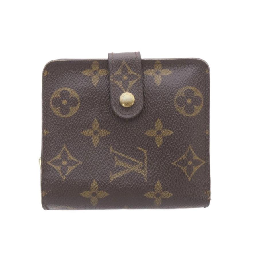 LOUIS VUITTON（ルイ・ヴィトン） コンパクトジップ モノグラム 二