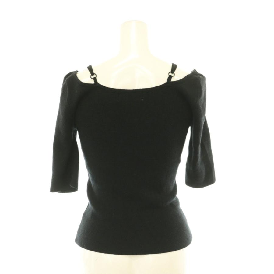 アンドマリー ANDMARY Mew frill tops ニット セーター 半袖 F