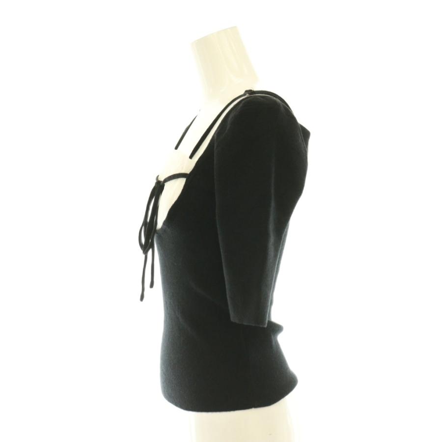 アンドマリー ANDMARY Mew frill tops ニット セーター 半袖 F
