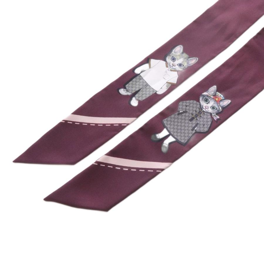 GUCCI（グッチ） ×ヒグチユウコ GG シルク ネックボウ スカーフ