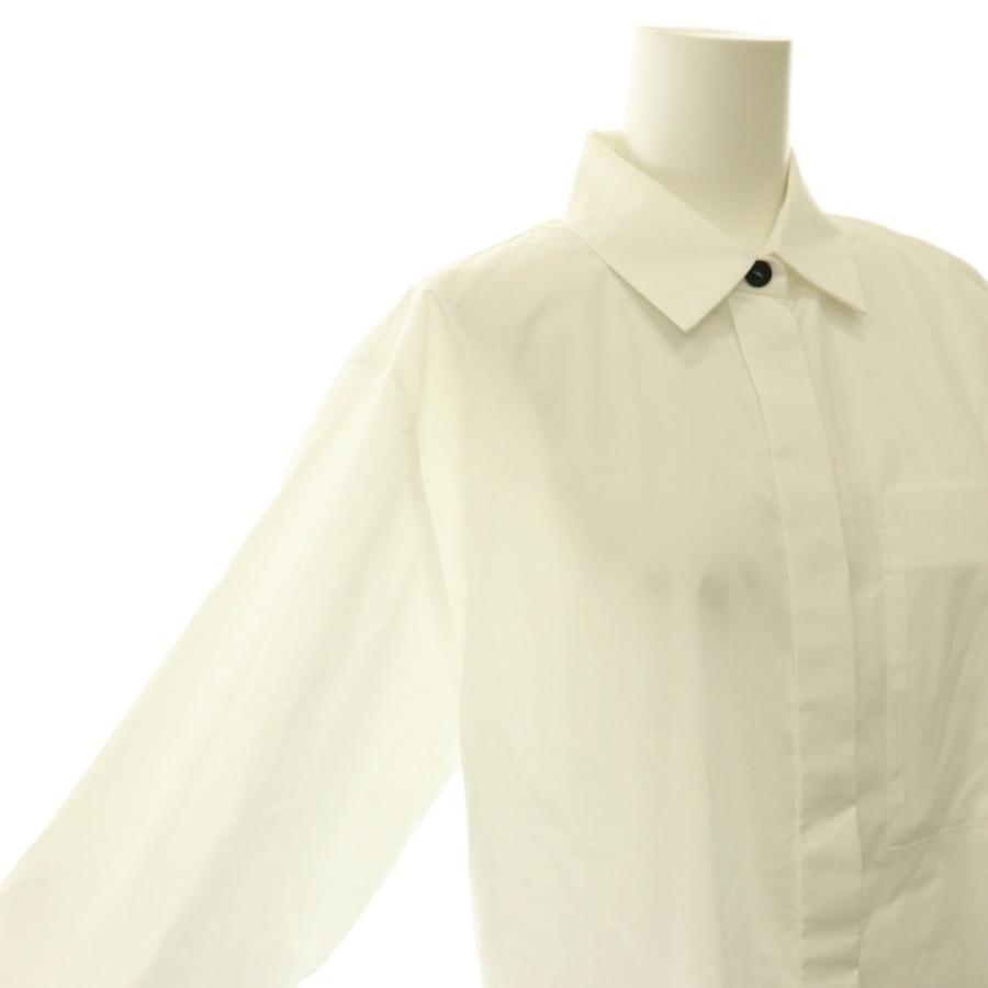 エンフォルド ENFOLD 24SS SOLID-SLEEVE SHIRT シャツ ブラウス 長袖 
