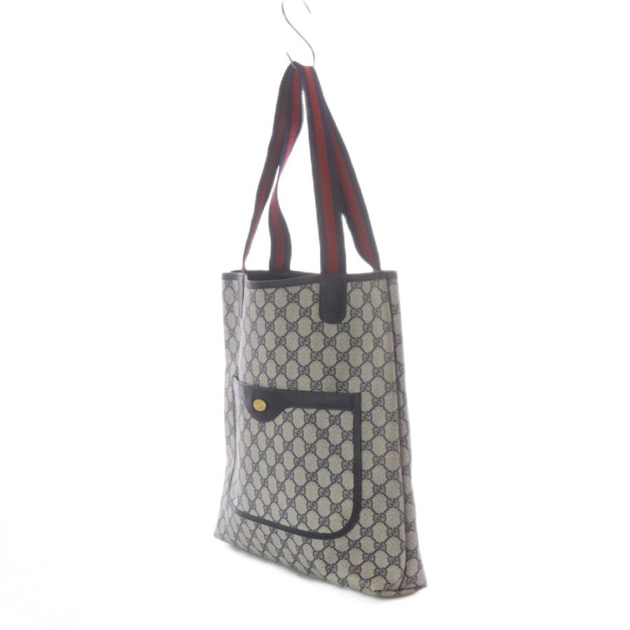 GUCCI（グッチ） シェリーライン トートバッグ 外ポケット レザー GG 