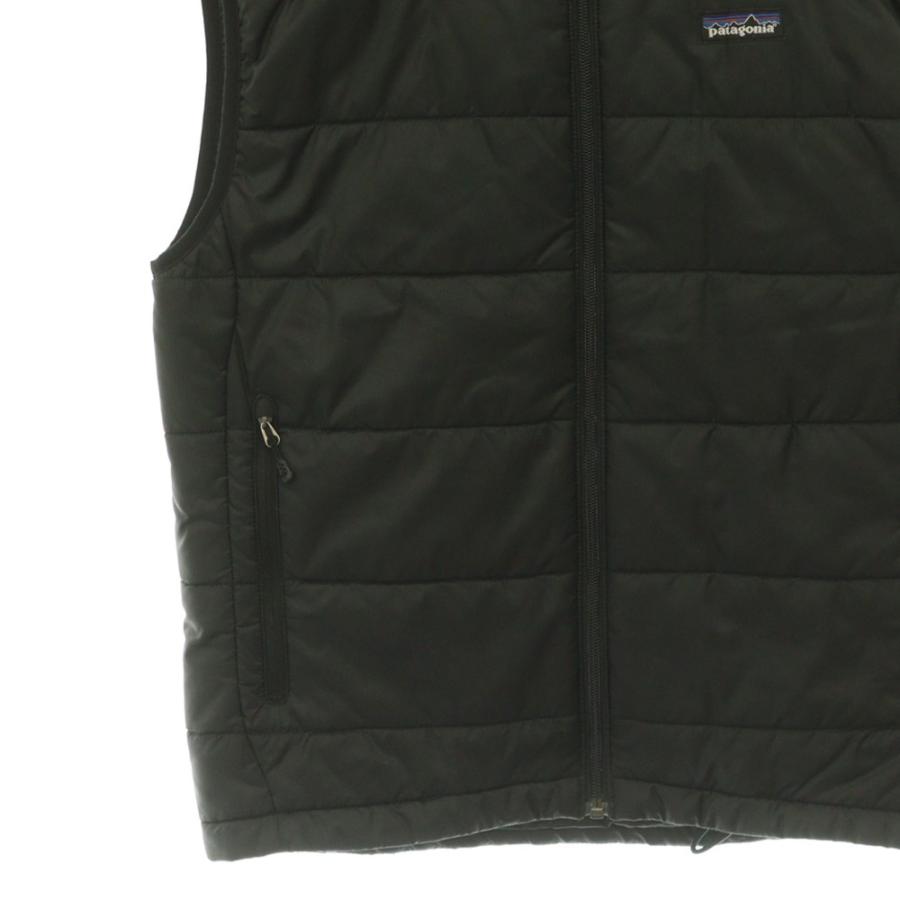 パタゴニア Patagonia Micro Puff Vest ベスト 中綿 ジップアップ S 黒