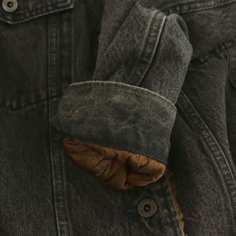 Spick&Span スピックアンドスパン ボアデニムジャケット スピック&スパン Spick&Span 5 1/2/3RDラインボアデニムジャケット G