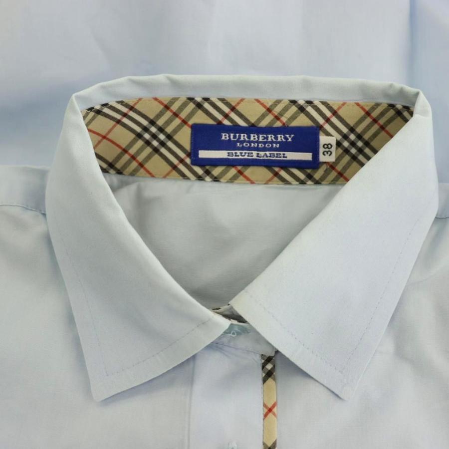 BURBERRY BLUE LABEL（バーバリーブルーレーベル） シャツ 長袖 ロゴ