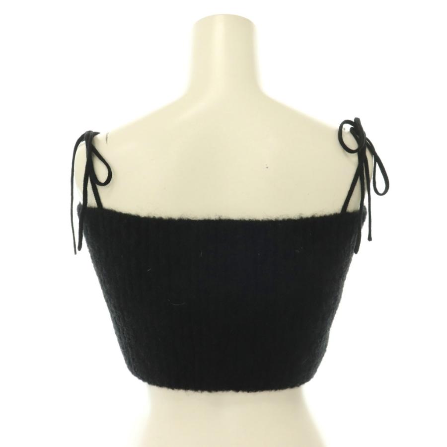 SHISHIKUI KNIT CAMI ニットキャミ　ブラック シシクイ THE SHISHIKUI Cami Short キャミソール ショート ニット