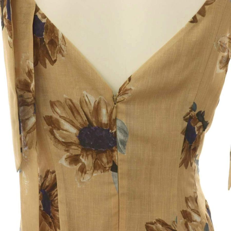 ハーリップトゥ Her lip to Sunflower-printed Midi Dress ワンピース