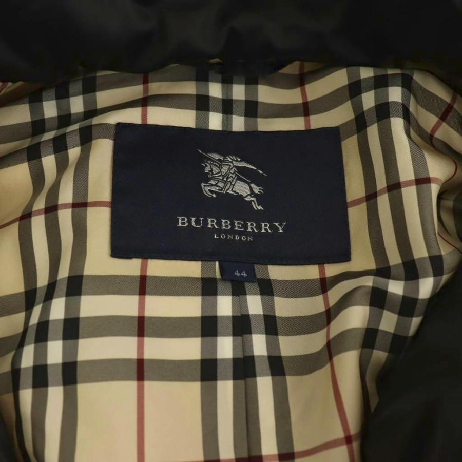 【にこ】バーバリーロンドン ジャケット ファー 金ボタン ノバチェック バーバリー ロンドン BURBERRY LONDON 裏ノバチェック フォックス