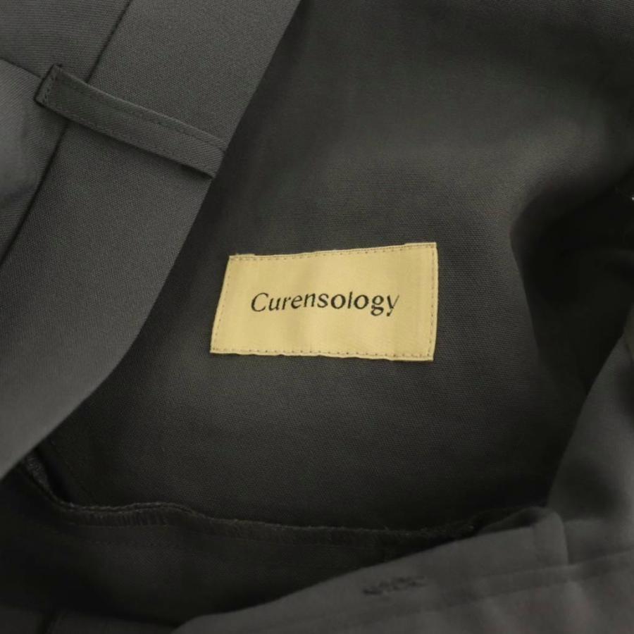 Curensology（カレンソロジー） プレーンツータックパンツ ワイド