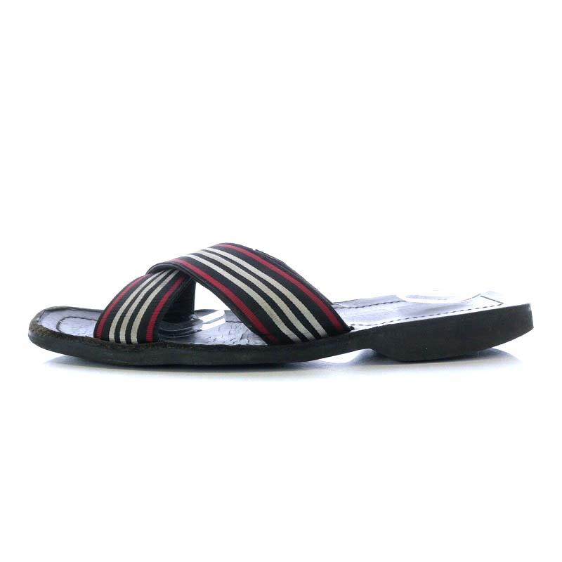 バーバリーブラックレーベル BURBERRY BLACK LABEL サンダル フラット