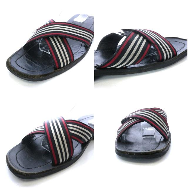 バーバリーブラックレーベル BURBERRY BLACK LABEL サンダル フラット