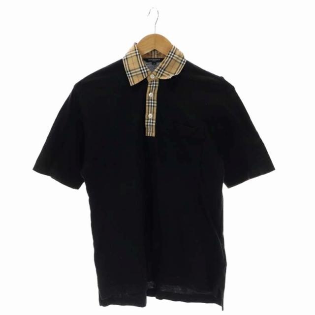 バーバリーゴルフ BURBERRY GOLF ノバチェック ポロシャツ カットソー 鹿の子 異素材切替 半袖 ゴルフウェア S 黒 ベージュ  :170-802303130012:ブランド古着販売のベクトル - 通販 - Yahoo!ショッピング