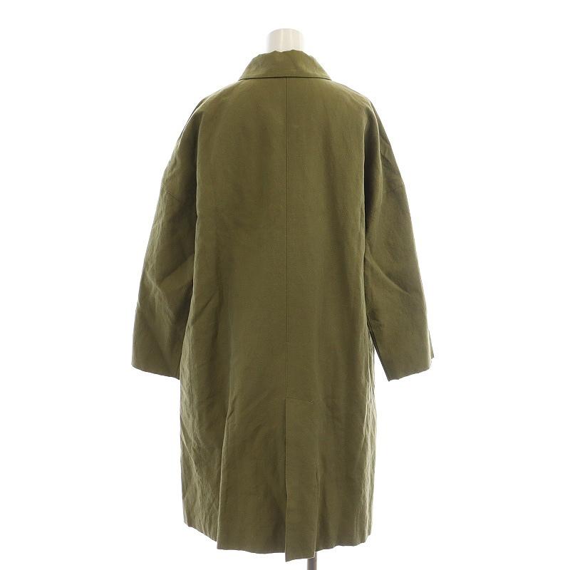 マッキントッシュフィロソフィー リネン混 ステンカラーコート  