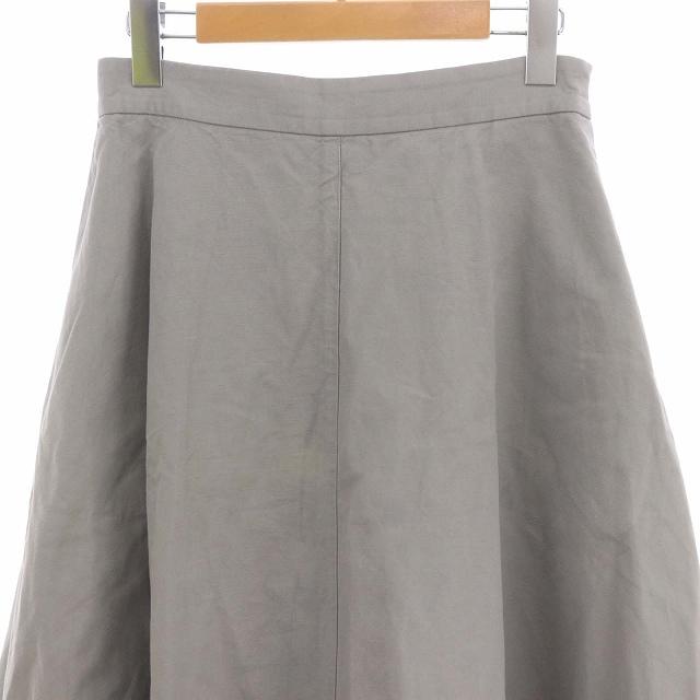 エブール ebure 22SS Linen Cotton Twill Flare Skirt スカート ロング 