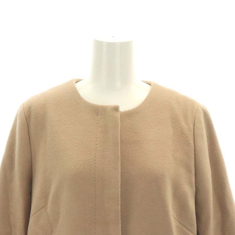 UNTITLED アンタイトル ウールカシミヤ ノーカラーコート UNTITLED アンタイトル ウールカシミヤ ノーカラーコート