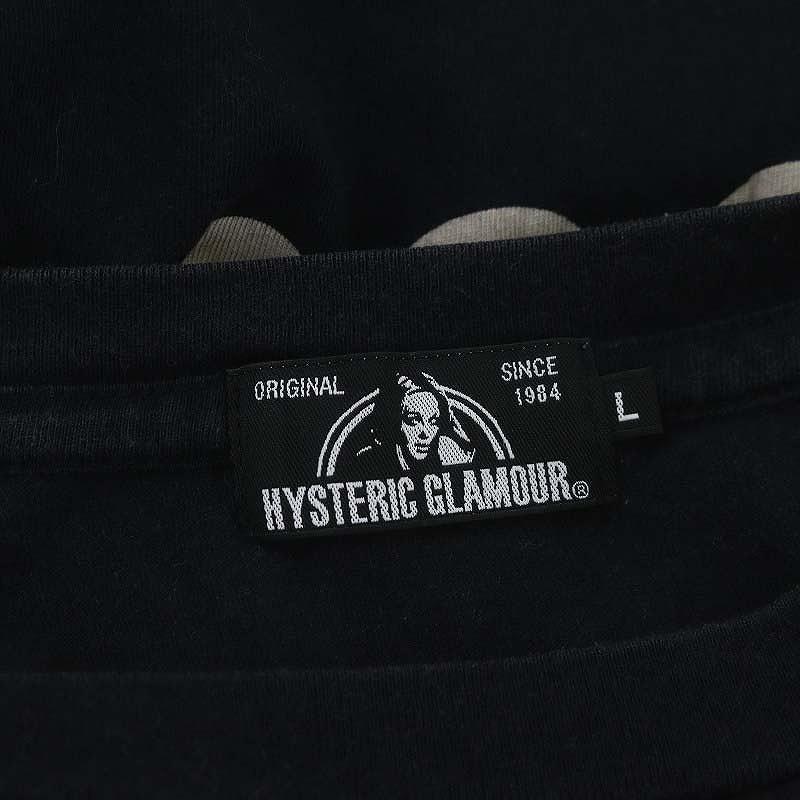 HYSTERIC GLAMOUR ヒステリックグラマー ガールプリントTシャツ HYSTERIC GLAMOUR ヒステリックグラマー ガールプリントTシャツ