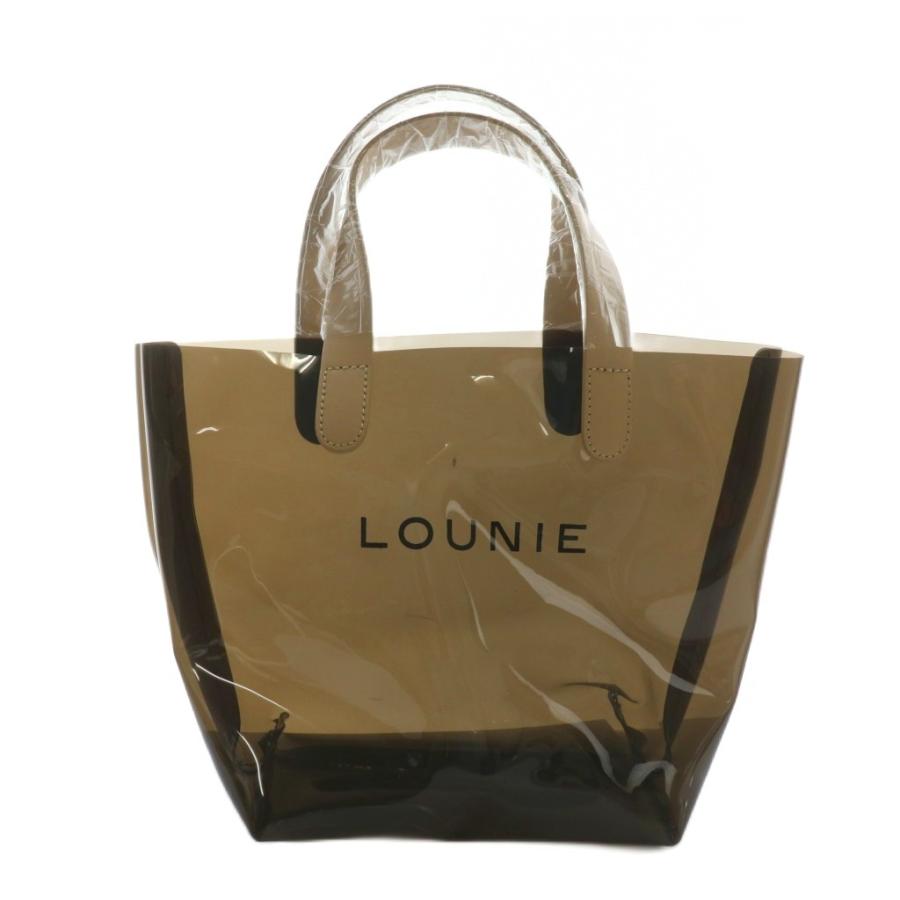未使用品 ルーニィ LOUNIE トートバッグ ビニールバッグ PVC ポーチ