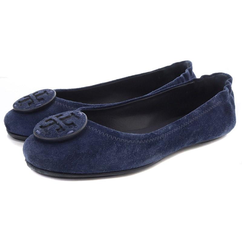 トリーバーチパンプス未使用⭐️5.5 TORY BURCH（トリーバーチ） パンプス ロゴ バレエシューズ 5.5M 22.5