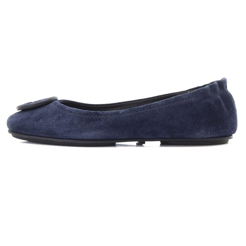 TORY BURCH（トリーバーチ） パンプス ロゴ バレエシューズ 5.5M 22.5