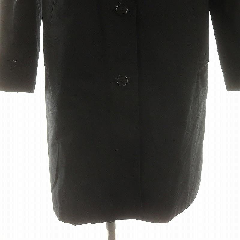 MHL. ダウンライナー付ステンカラーコート ロング丈 ブラック Ⅰ MARGARET HOWELL（マーガレットハウエル） MHL. ダウンライナー付き