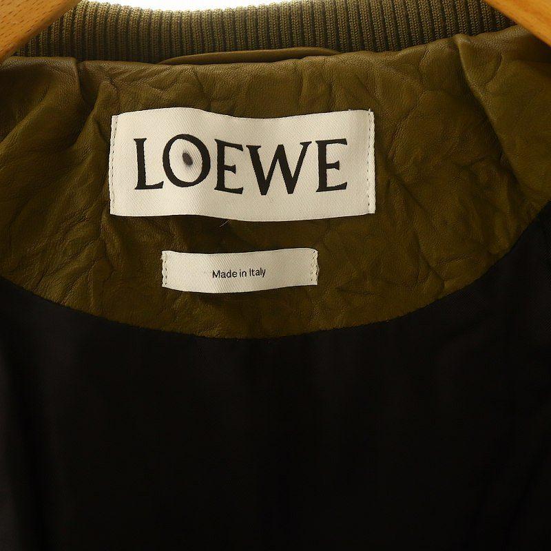 LOEWE（ロエベ） ラムレザーボンバーブルゾン ジャケット アウター 46