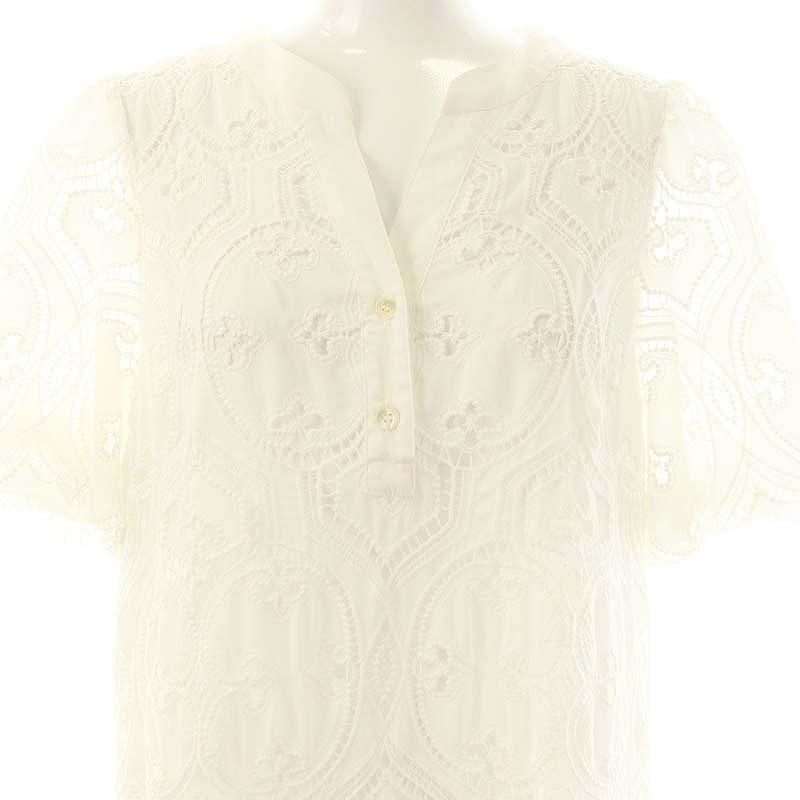 ダイアグラム Diagram 22SS カットワークパフスリーブワンピース 刺繍