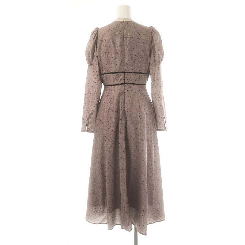 ハーリップトゥ Herlipto Orangerie Dot Long Dress ワンピース ハーリップトゥ Herlipto Orangerie Dot Long Dress ワンピース