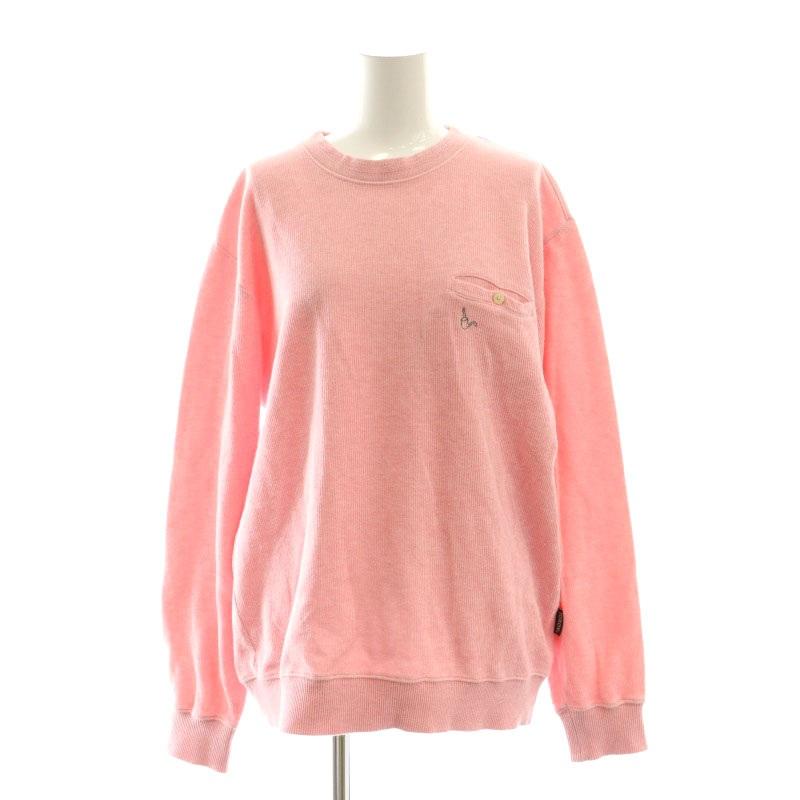 トロイ TOROY ニット セーター 長袖 クルーネック L ピンク /AT □OS