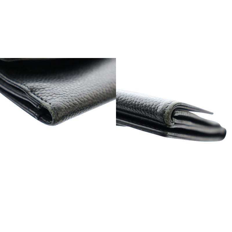 CHANEL シャネル 4番台 ココマーク コンパクト財布 二つ折り CHANEL シャネル 4番台 ココマーク コンパクト財布 二つ折り