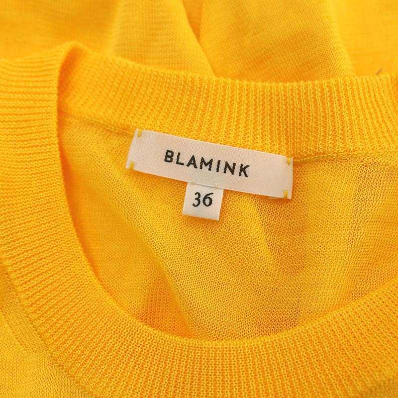 ブラミンク BLAMINK ノースリーブコットンサマーニット カットソー  
