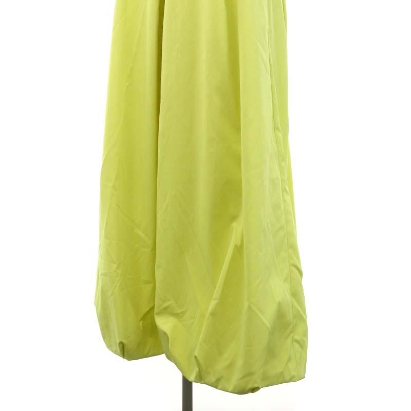 ルーニィ LOUNIE バルーンワンピース ロング ノースリーブ 36 黄色  