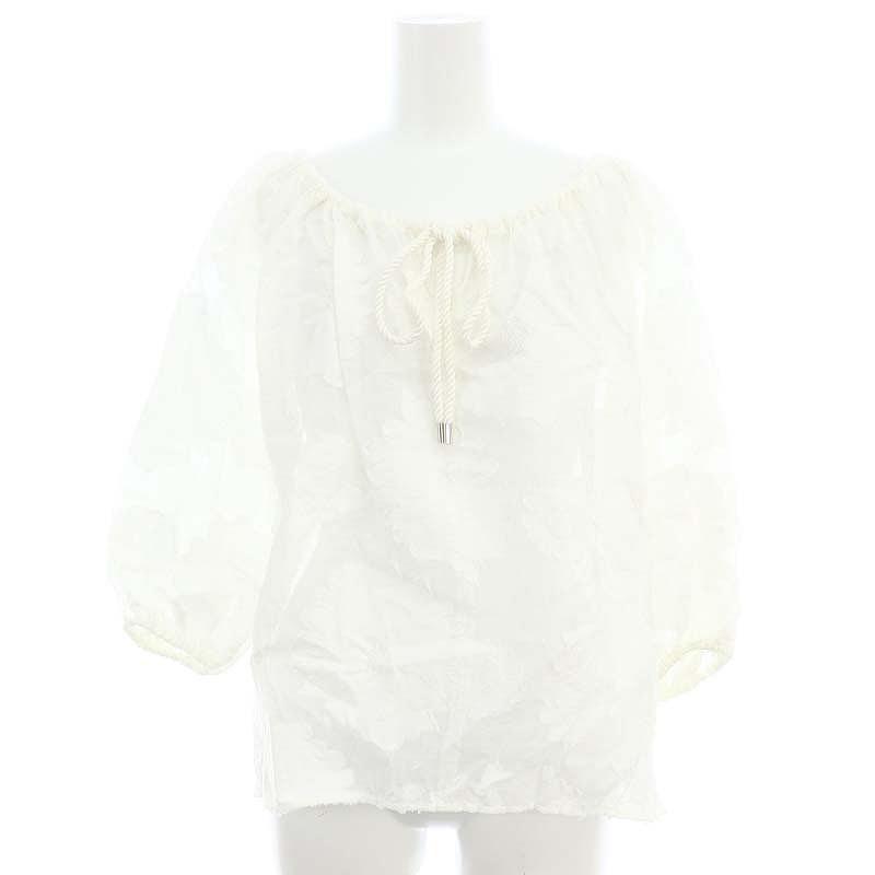 グレースクラス セットアップ 上下 フラワージャガード ブラウス スカート グレースクラス セットアップ 上下 フラワージャガードトップ