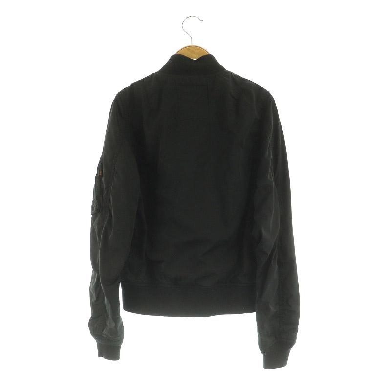 Alpha MA-1 黒 アルファ ALPHA MA-1 フライトジャケット ブルゾン ジップアップ