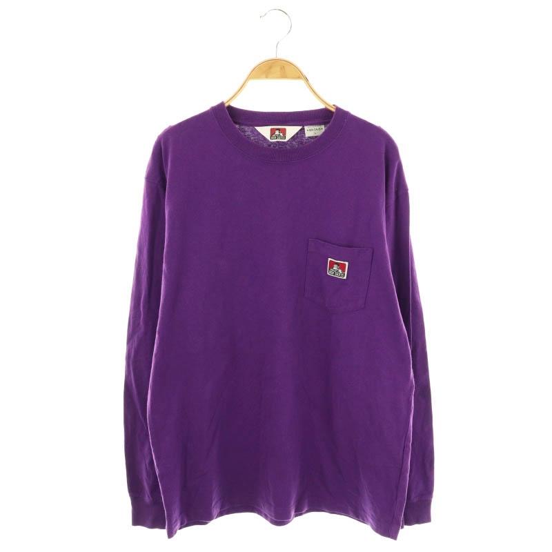 BEN DAVIS（ベンデイビス） BEN DAVIS Tシャツ カットソー 長袖 L 紫