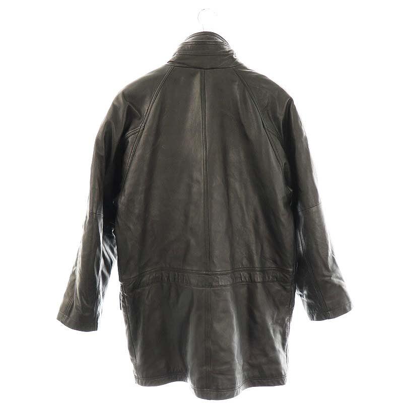 オースチン リード Austin Reed レザージャケット 羊革 M 黒 /MI