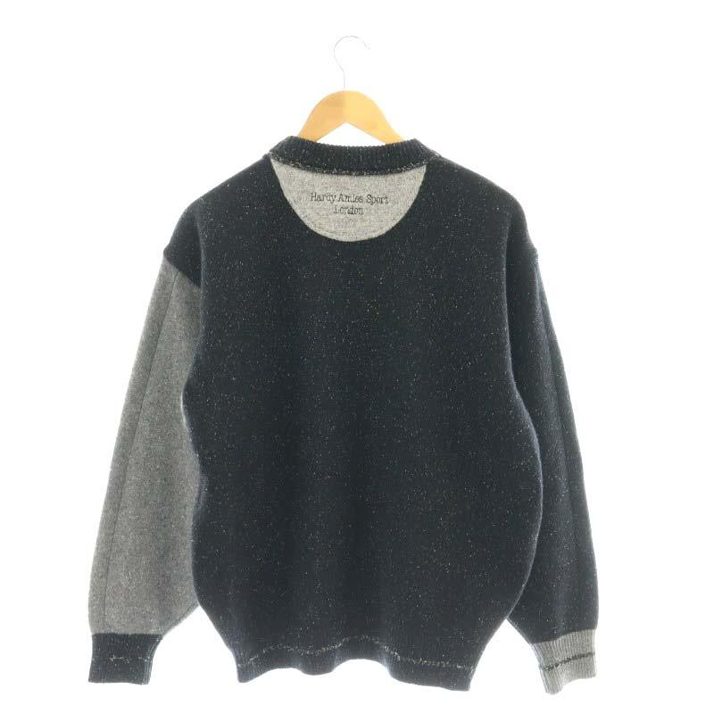 ハーディエイミス HARDY AMIES sport 総柄 ニット セーター 長袖