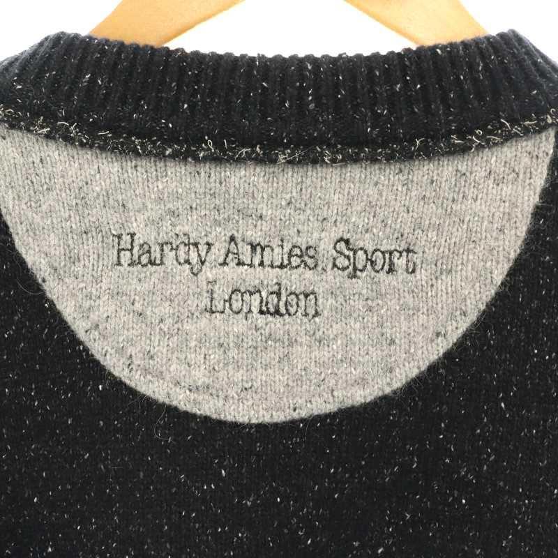 ハーディエイミス HARDY AMIES sport 総柄 ニット セーター 長袖 M