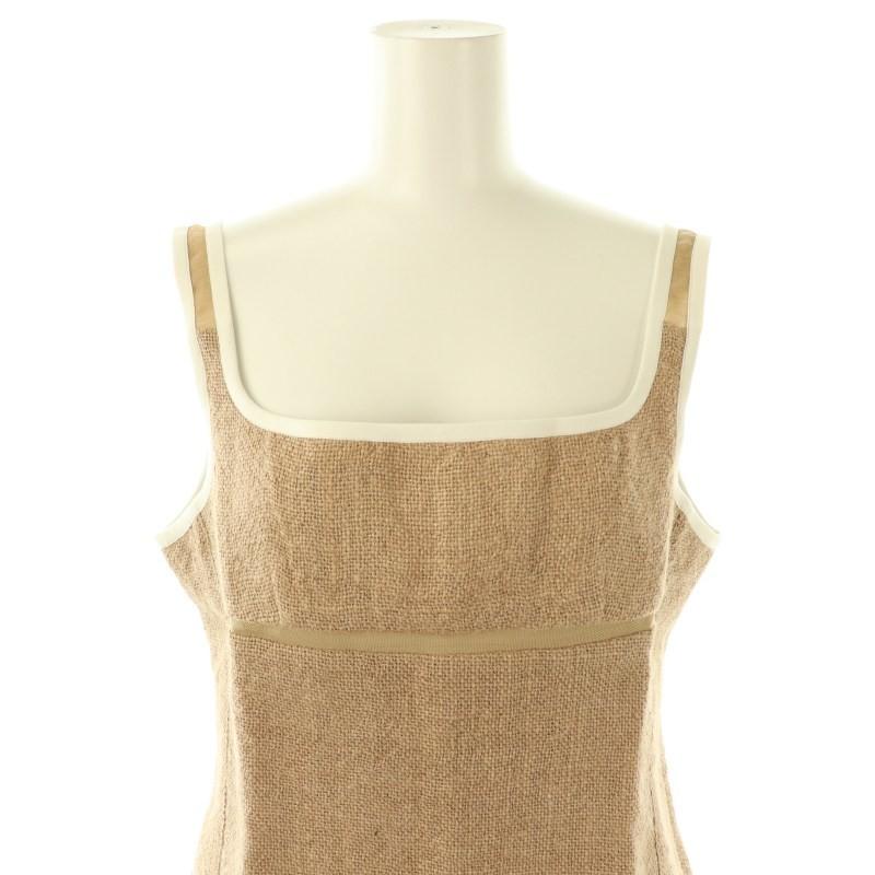 フミカ ウチダ FUMIKA_UCHIDA Jute Sleeveless Mini Dress