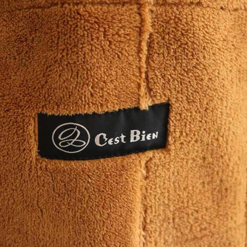 セビアン C'est Bien ムートンコート アウター 40 茶 ブラウン /CX