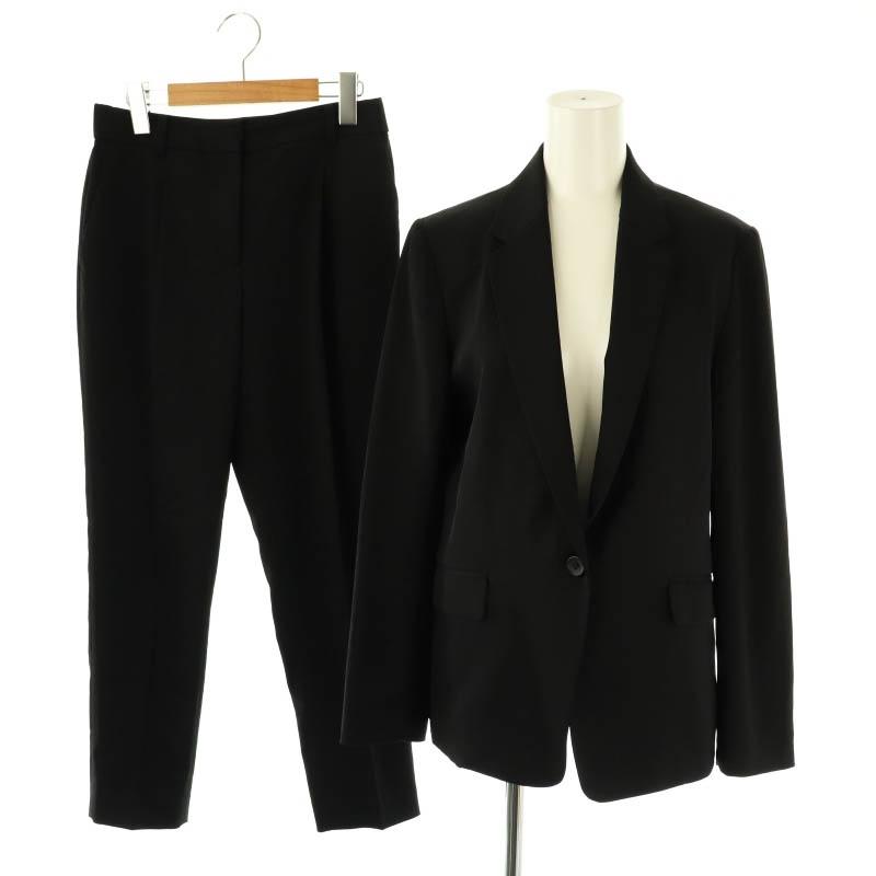 美品プラステスーツパンツセットアップブラック プラステ PLST セットアップ スーツ テーラードジャケット