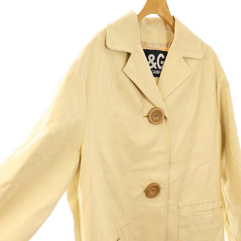 新品未使用】D&G ドルチェ&ガッバーナ ステンカラーコート 46 ディー 