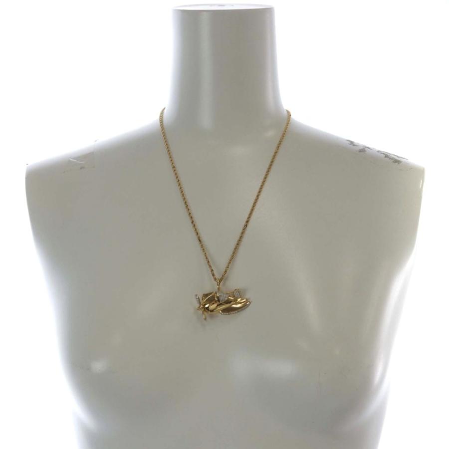 スワロフスキー SWAROVSKI ネックレス ペンダント 飛行機モチーフ