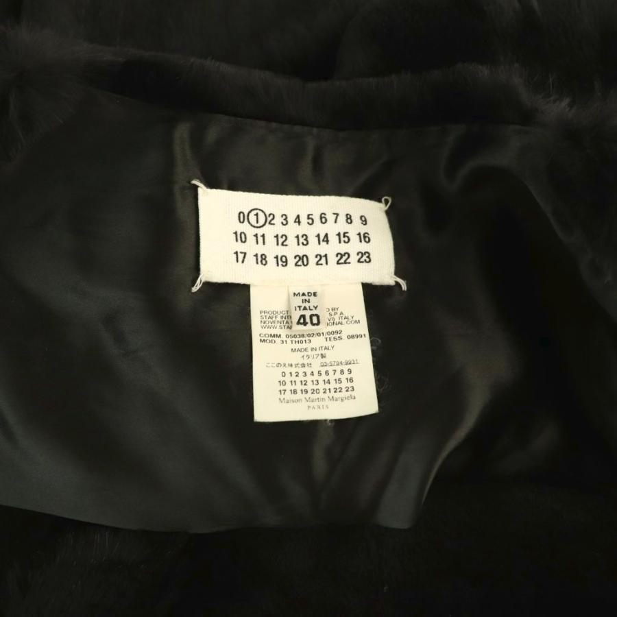 【中古】メゾンマルジェラ 1 Maison Margiela 1 ラビットファー ケープ ボレロ 40 ブラック /HK ■OS ■SH レディース メゾンマルジェラ 1 Maison Margiela ラビットファー ケープ ボレロ 40