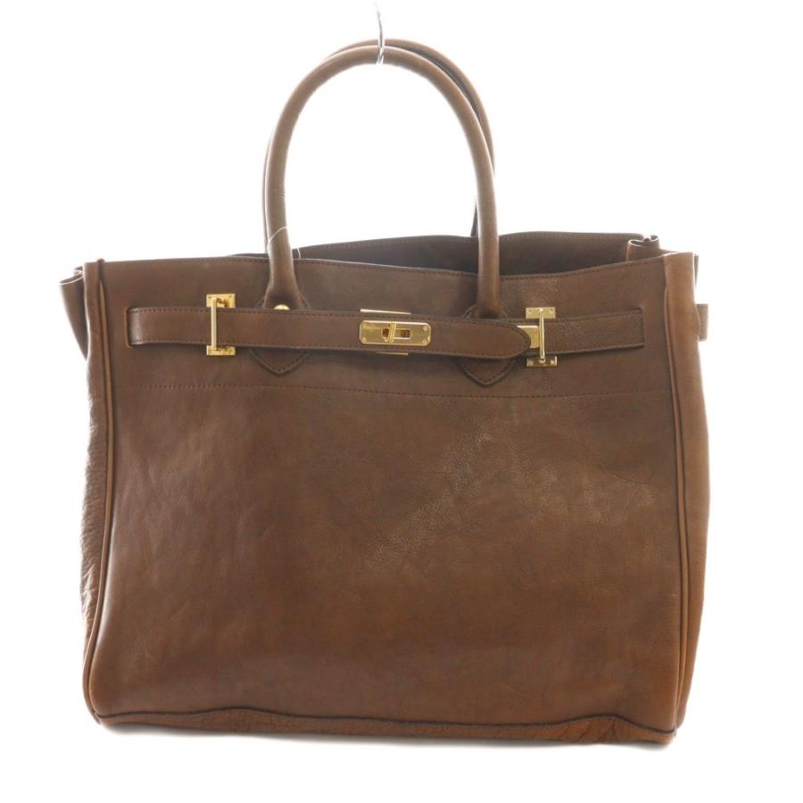 【中古】シータパランティカ sita parantica レザートートバッグ L 茶 ブラウン /SS ■OS レディース sita parantica（シータパランティカ） レザートートバッグ L 茶